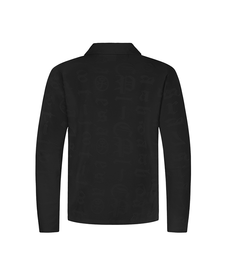 Castelbajac Men's Jacquard Long-Sleeve Eri T-Shirt - Black