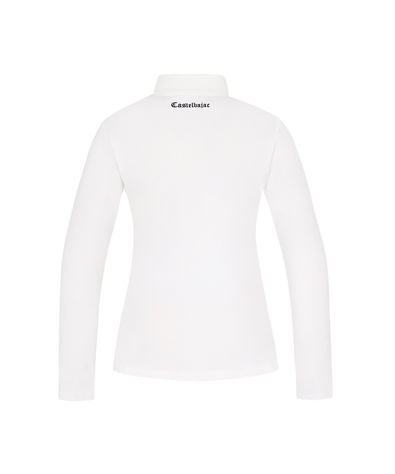 Castelbajac Women's Chest Point Collar T-Shirt - White