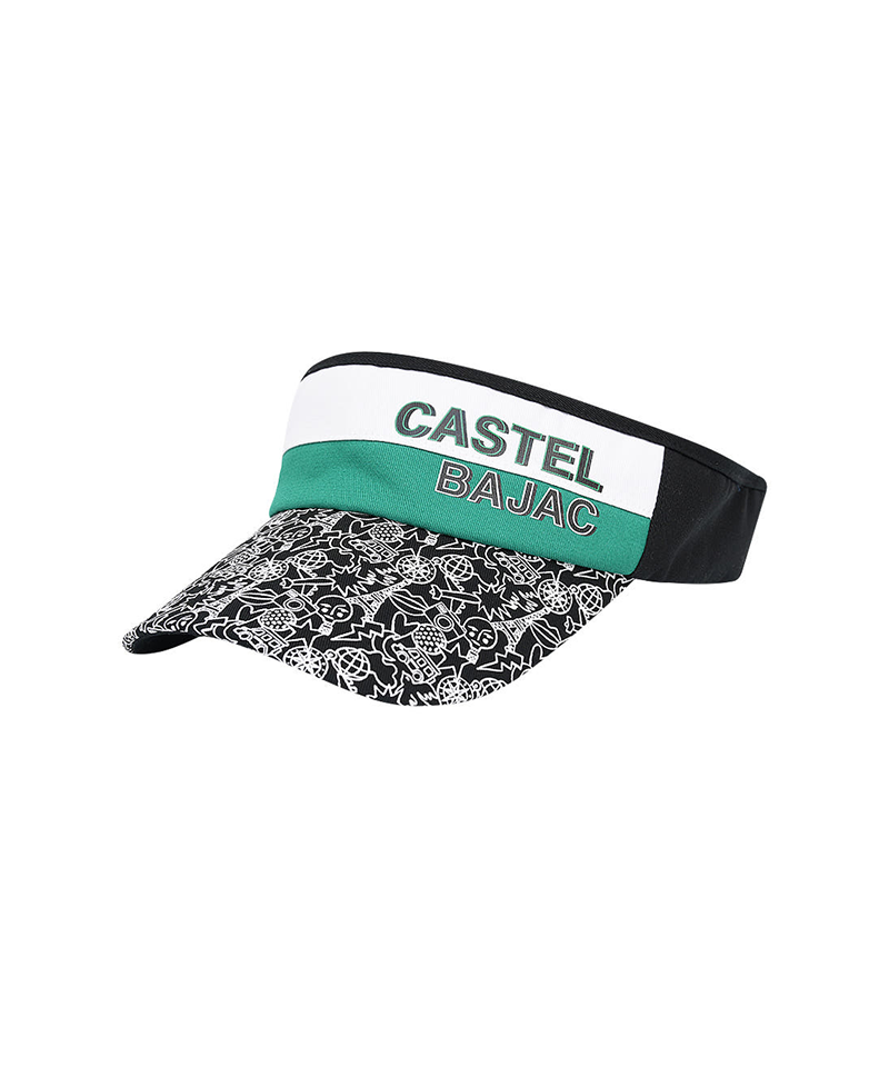 Castelbajac Men's Nîmes Color Block Sun Cap - Black