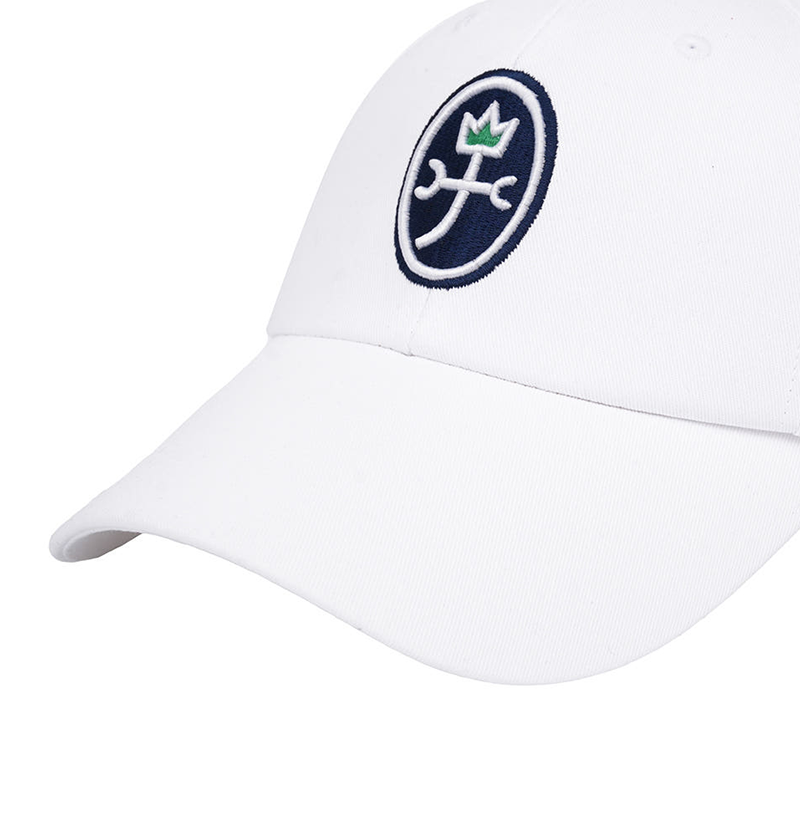 Castelbajac Men's Egg Blazon Point Ball Cap - White