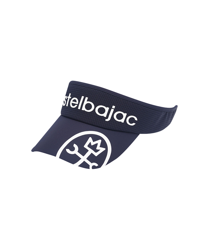 Castelbajac Men's Logo Print Sun Cap - Navy