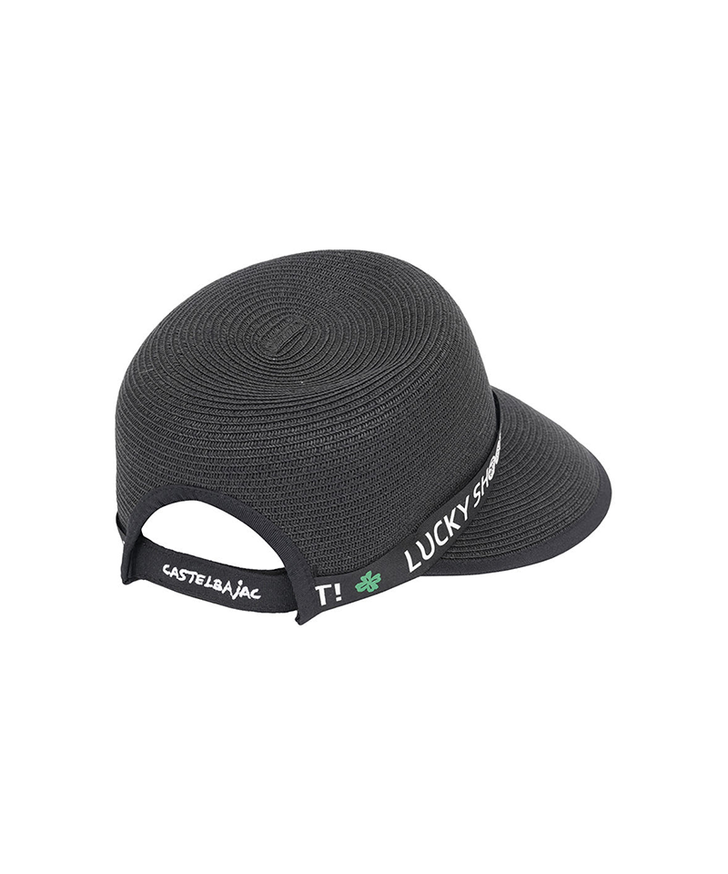Castelbajac Women's Ribbon Tape Sun Cap - Black
