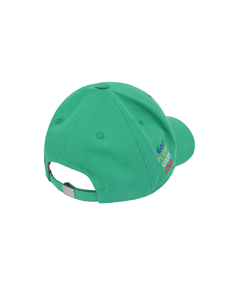 Castelbajac Women's Artwork Embroidery Point Ball Cap - Green