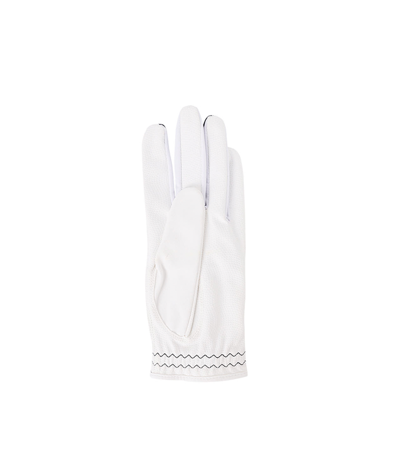 Castelbajac Men's Synthetic Leather Slogan Gloves - Black