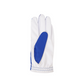 Castelbajac Men's Synthetic Leather Slogan Gloves - Blue