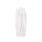 Castelbajac Men's Synthetic Leather Slogan Gloves - White