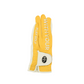 Castelbajac Women's Synthetic Leather Logo Two-Handed Gloves - Yellow