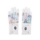 Castelbajac Women's Printed Perforated Gloves - White