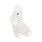 Castelbajac Men's Lettering Pattern Point Mid-calf Socks - White