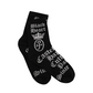 Castelbajac Men's Capsule Line Pattern Point Long Socks - Black