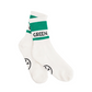 Castelbajac Women's Color Block Slogan Long Socks - Green