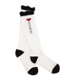 Castelbajac Women's Heart Point Knee Socks - Black