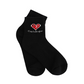 Castelbajac Women's Heart Point Mid-calf Socks - Black