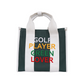 Castelbajac omen's Lettering Square Tote Bag - Green