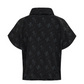 Castelbajac Women's Capsule Line Full-length JQD Short-Sleeve Zip-Up - Black
