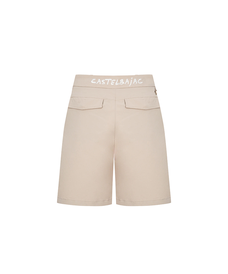 Castelbajac Women's Outpocket Shorts - Beige