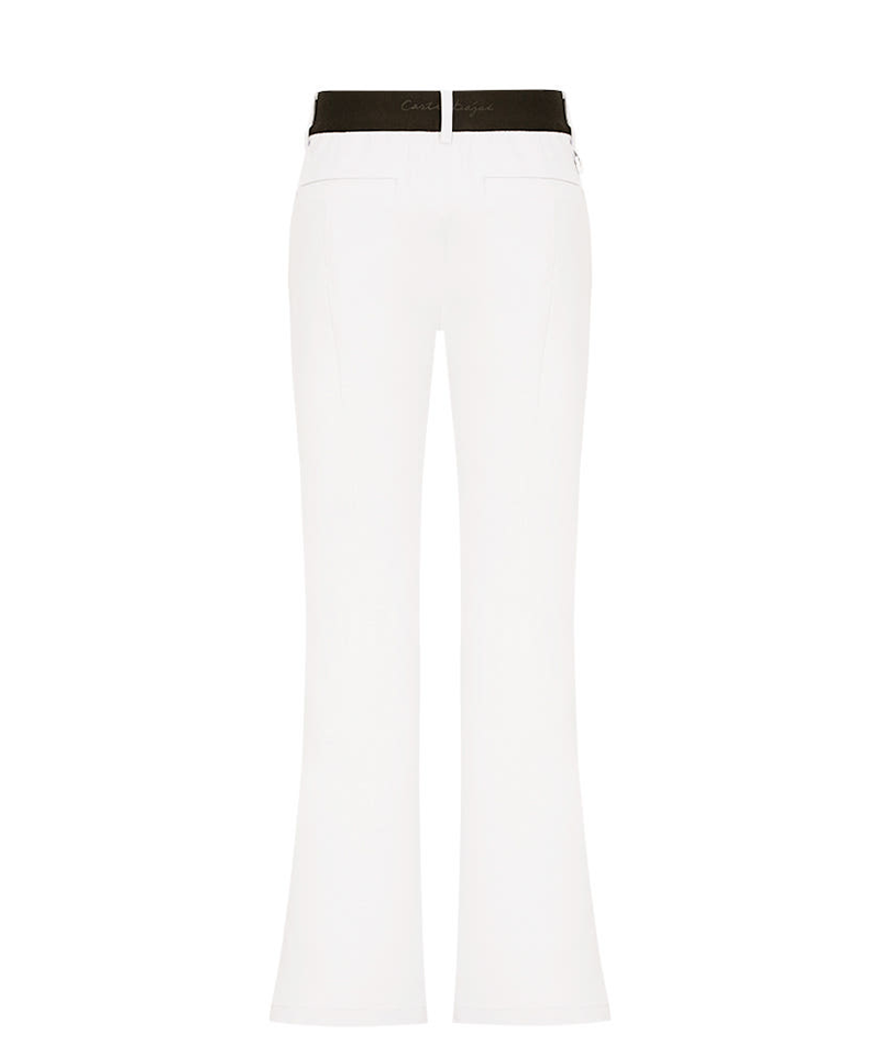 Castelbajac Women's Slit Bootcut Pants - 2 Colors