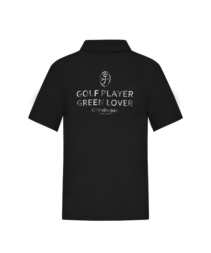 Castelbajac Men's Back Printed Functional Collared T-Shirt - 3 Colors