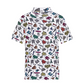 Castelbajac Men's PARIS Pattern Mesh Shirt - White