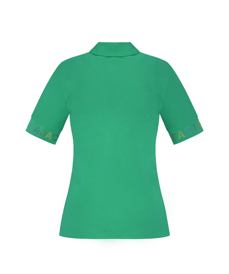 Castelbajac Women's Zip-up Collared T-Shirt - 2 Colors