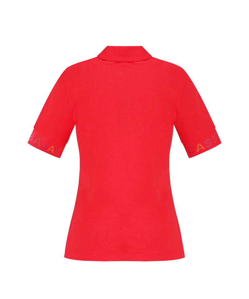 Castelbajac Women's Zip-up Collared T-Shirt - 2 Colors