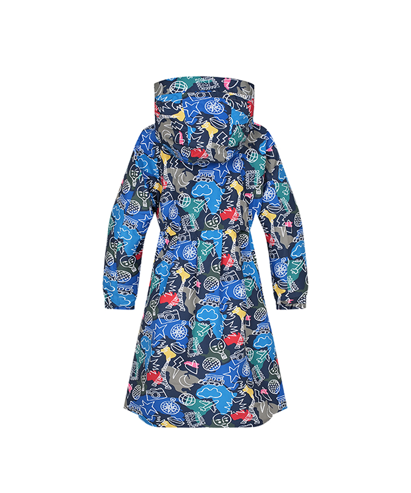 Castelbajac Women's Patterned Raincoat - Navy