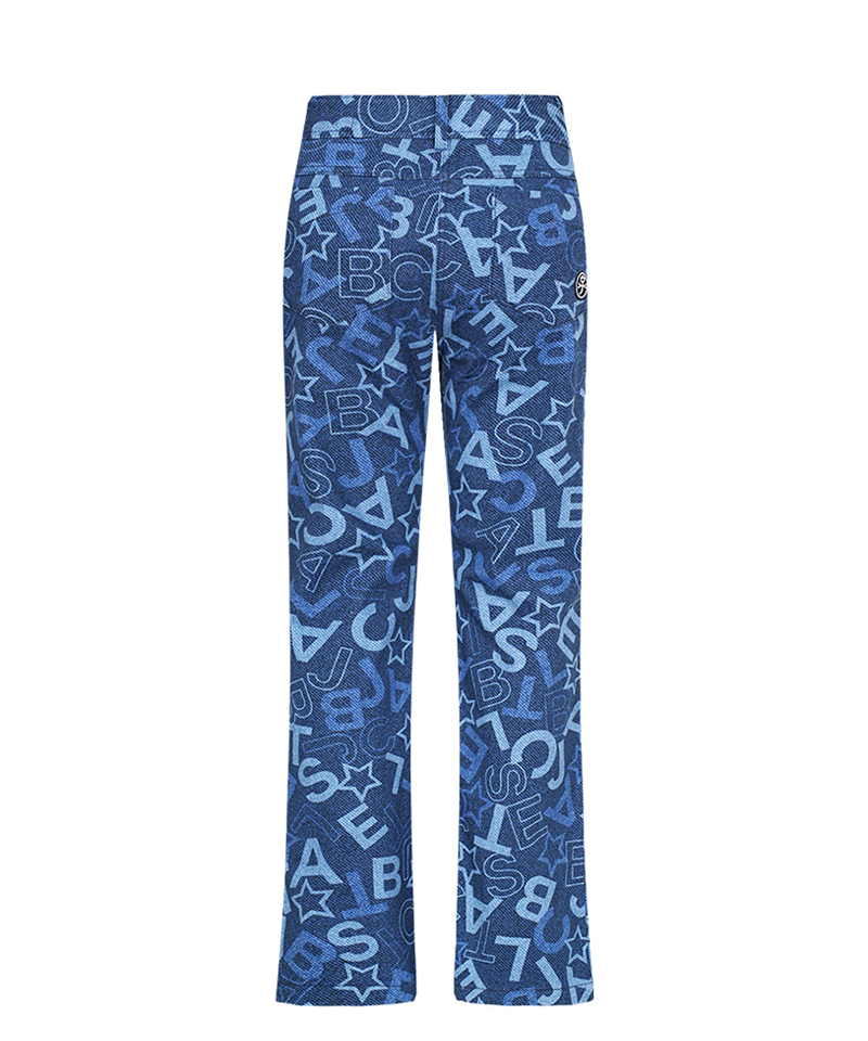 Castelbajac Women's Star Print Bootcut Pants - Navy