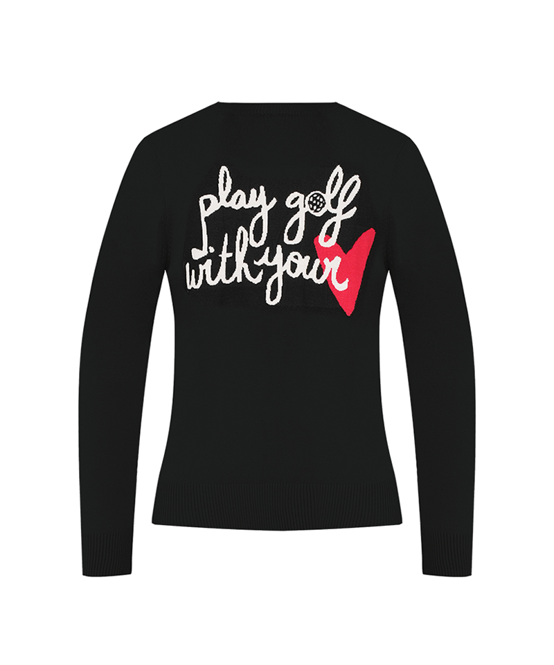 Castelbajac Women's Round Neck Letter Pullover - 2 Colors