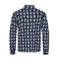 Castelbajac Men's Full-Length Pattern Jersey Shirt - Navy