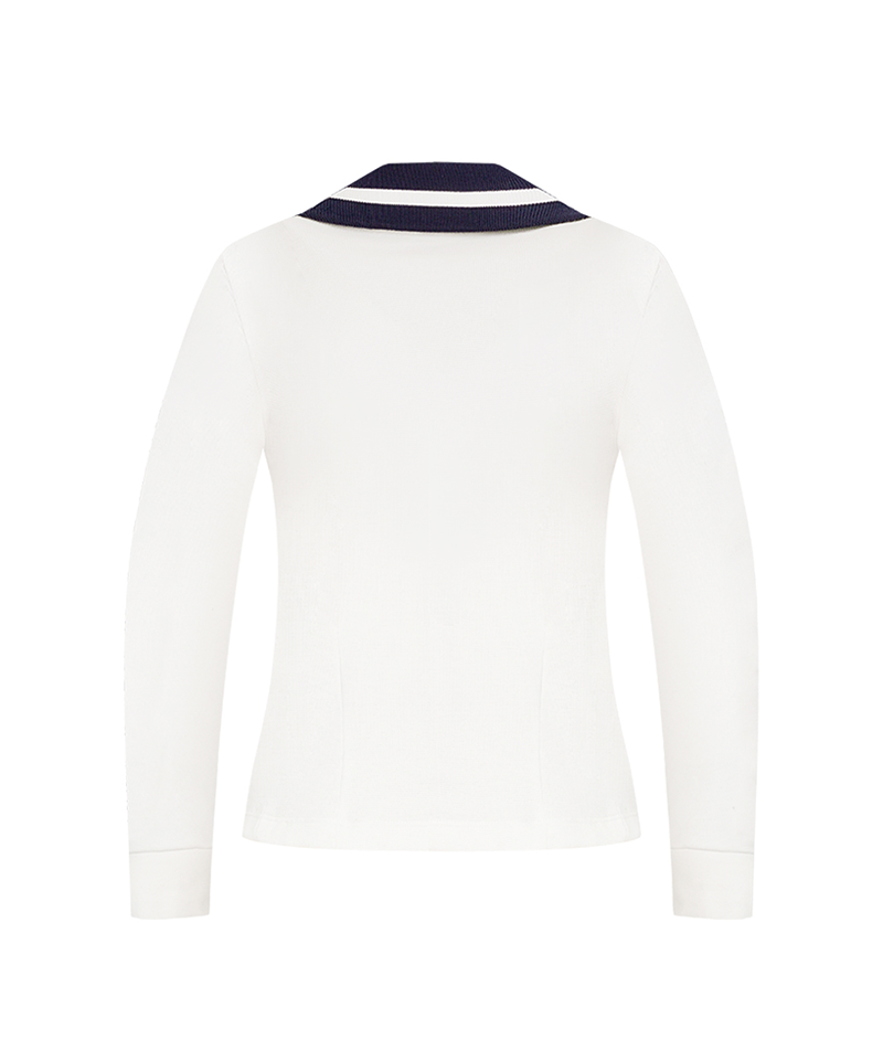Castelbajac Women's Sleeve Point Collar T-Shirt - 2 Colors