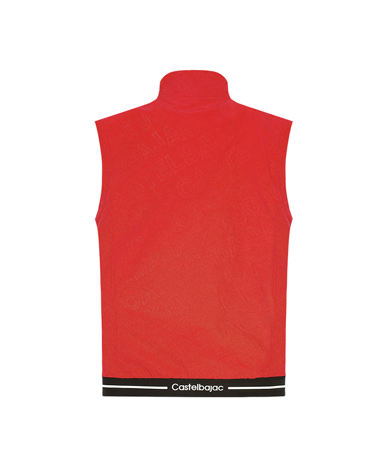 Castelbajac Men's Bajac Logo Embossed Vest - 2 Colors