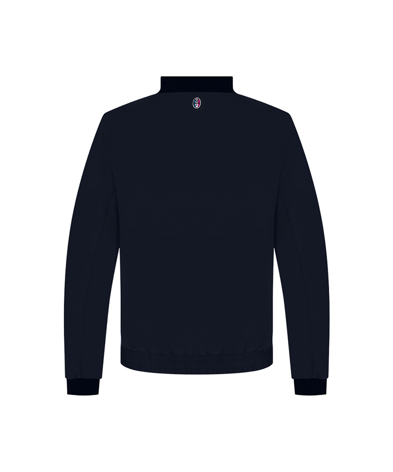 Castelbajac Men's Sleeve Pocket Bomber Jumper - Navy