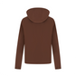 Castelbajac Women's Black Line Detachable Hooded Jumper - Brown