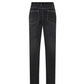 Castelbajac Men's Embossed Point Standard Denim Pants - Black