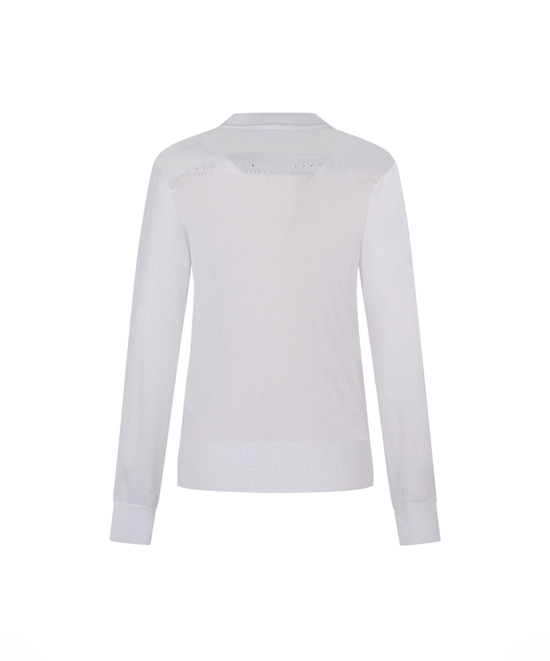 Castelbajac Women's Skashi V-Neck Cardigan - White