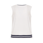 Castelbajac Women's Emblem Point Knit Vest - White
