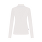 Women's Logo Embroidered Basic Collar T-Shirt - White