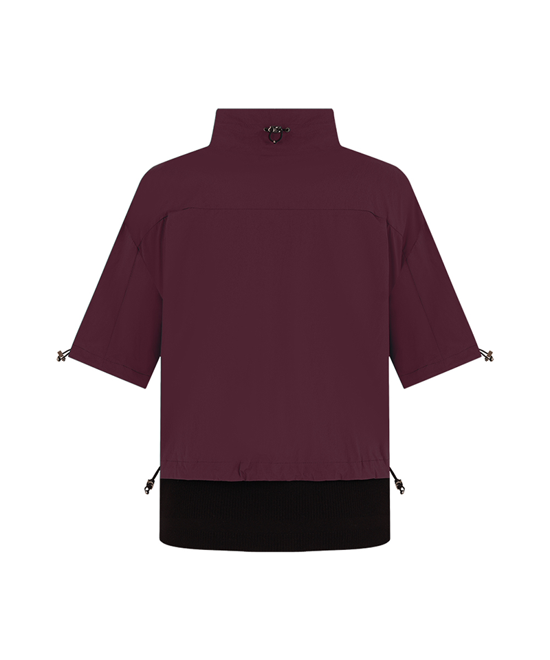 Castelbajac Women's String Zip-Up Short-Sleeve Vest - Purple