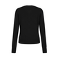 Castelbajac Women's Round Neck Button Cardigan - Black