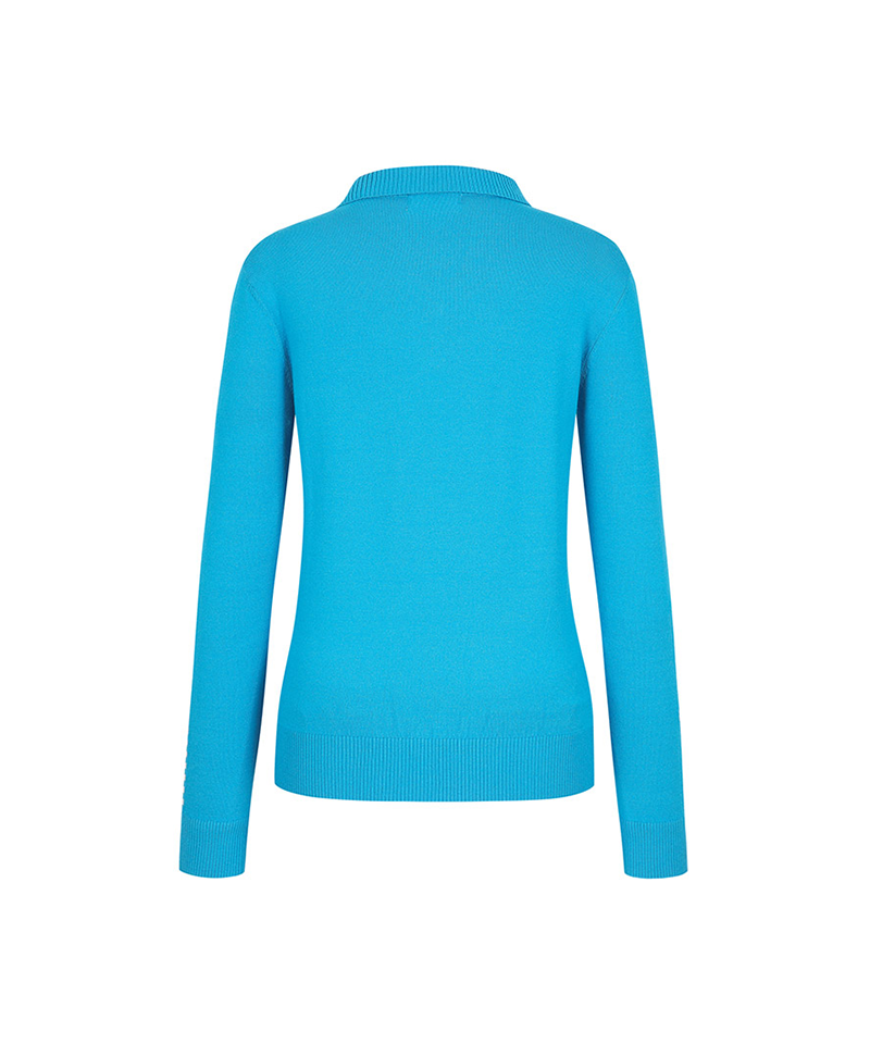 Castelbajac Women's Eri Half-Zip Sweater - Blue