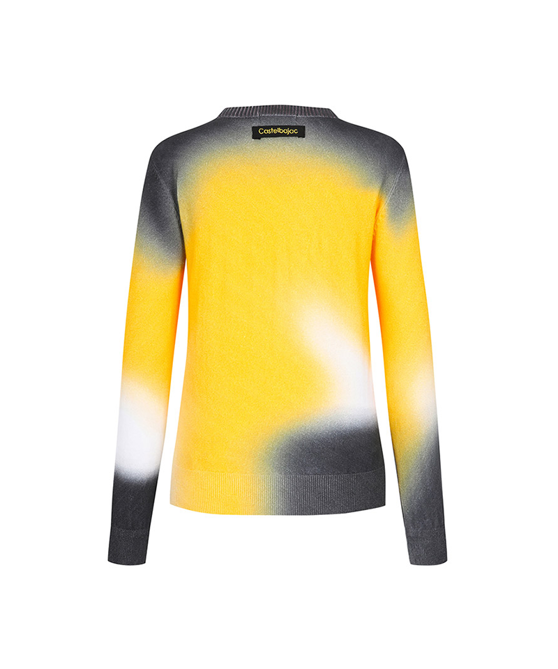 Castelbajac Women's Full-Length Lettering Sweater - Yellow