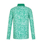 Castelbajac Men's Seasonal Pattern Long-Sleeve Collared T-Shirt - Green