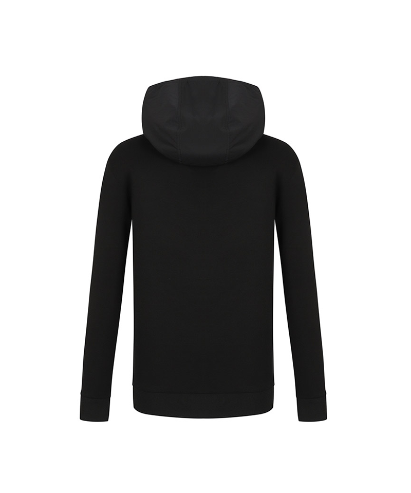 Castelbajac Men's Woven Hooded Half-Zip T-Shirt - Black