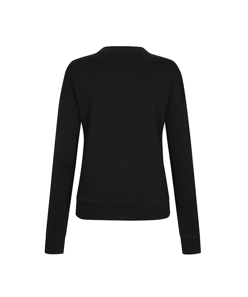 Castelbajac Women's Embossed Round T-Shirt - Black