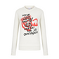Castelbajac Women's Artwork Print Round T-Shirt - Ivory