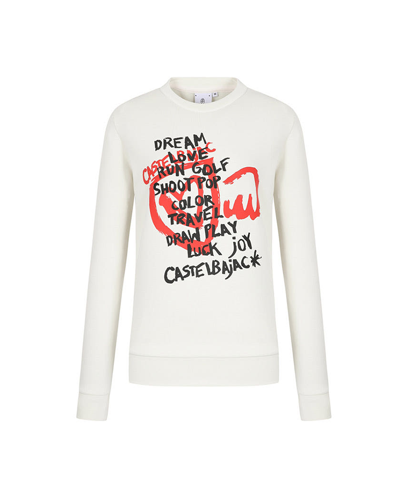 Castelbajac Women's Artwork Print Round T-Shirt - Ivory