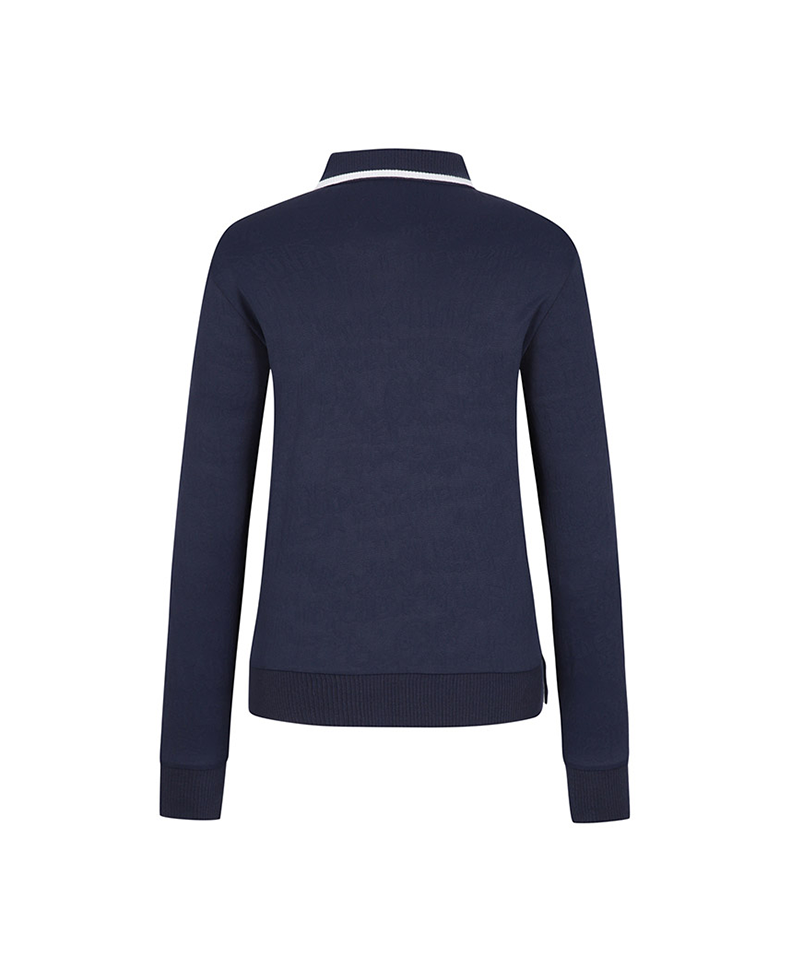 Castelbajac Women's Full-Length Jacquard T-Shirt - Navy