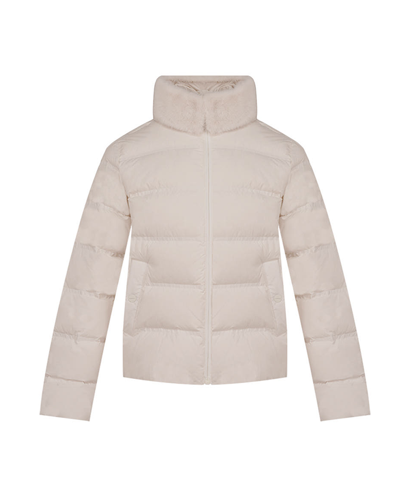 Castelbajac Women's Fur Duck Down Padding - Ivory