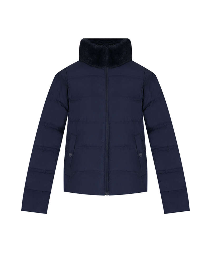 Castelbajac Women's Fur Duck Down Padding - Navy