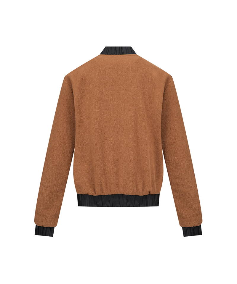 Castelbajac Women's Windproof Fleece Blouson Jumper - Brown
